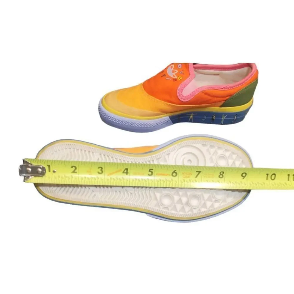 Adidas Originals Nizza Slip-On Pride Rainbow GW2421 Shoes Sneakers Size 4 NO BOX